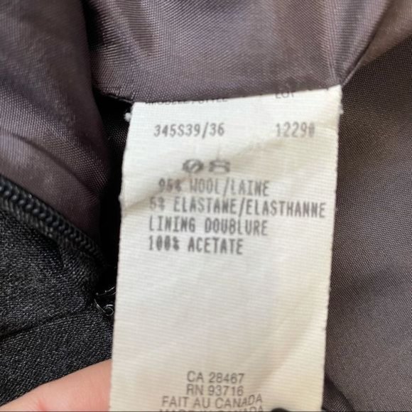 Marisa Miniccuci grey wool skirt - Picture 6 of 6